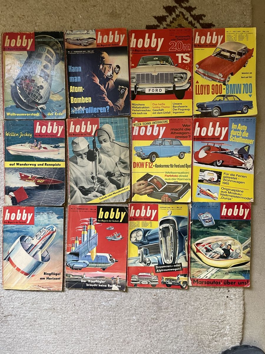 Riviste & Magazine: hobby Hefte 1956 bis 1965 – Usato da Olten venduto da Hummelchen1 2