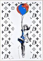 Death NYC Ltd Pop Art Druck " Vuitton Banksy  Balloon Girl