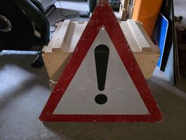 reflektierende Verkehrs Warn Signal Tafel 85 cm Schild