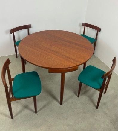 Tische: Hans Olsen Roundette Tischset Rojle 50s – Gebraucht aus Basel von MidMod20C 3