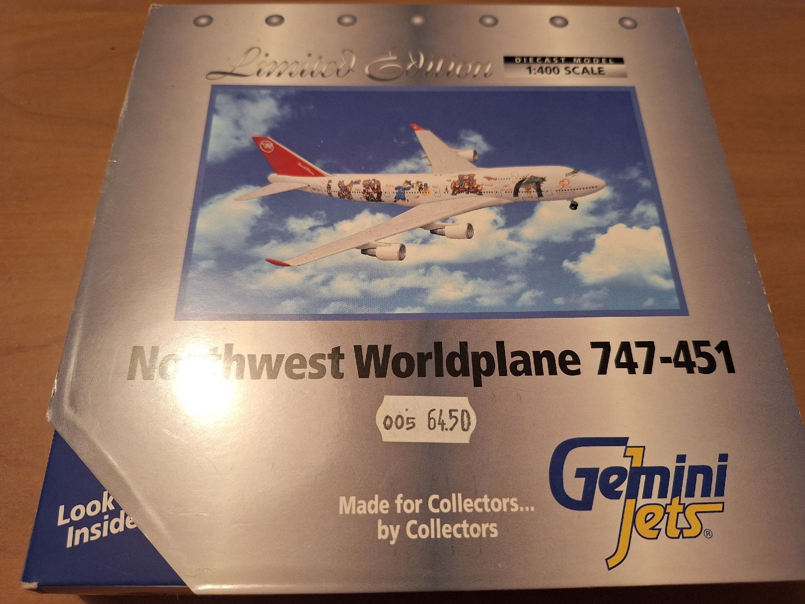 Boeing Kit di modellismo & Modellini statici: Northwest Worldplane 747-451 1:400  – Usato da Sargans venduto da nicsam1815