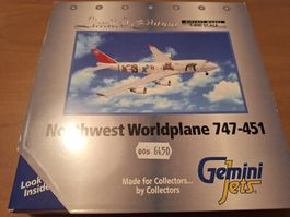 Northwest Worldplane 747-451 1:400 