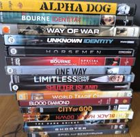 AB 1.- DVDs Sammlung 16 Stk Action Thriller Filme