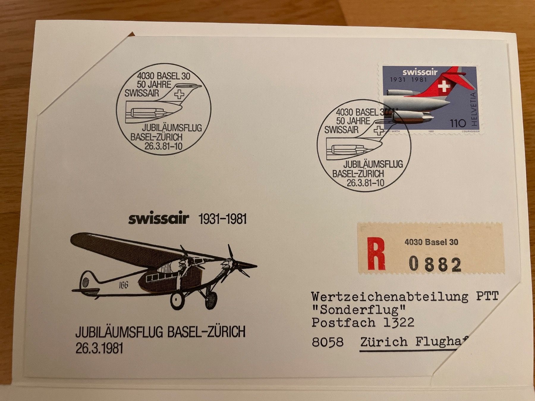Tutti i francobolli: Pro Aero Sonderumschlag PTT siehe Bilder – Usato da Zürich venduto da sugugus 4
