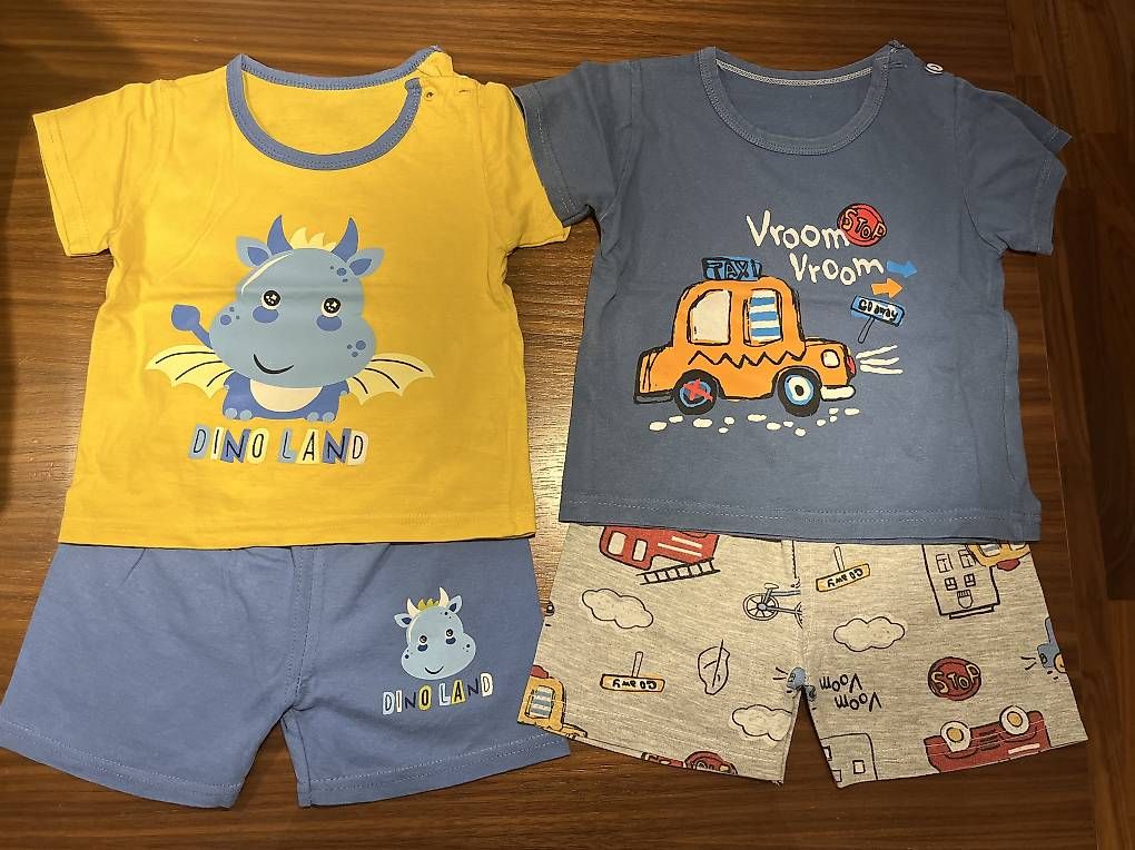 Lotti & Set di vestiti: Completi bimbo pantaloncini e magliette maniche corte  – Usato da Viganello venduto da gag_b22t 3