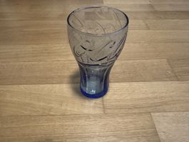Coca-Cola Glas, blau, Vintage, selten, Top!