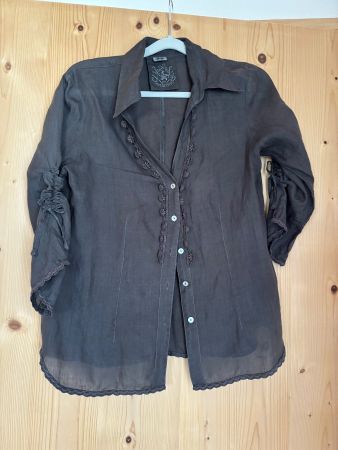 Bluse von Nile mit Ärmel zum hochkrempeln
