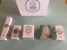 Diptyque Paris Luxus-Set – 3 Düfte + 2 Duftkerzen + Original