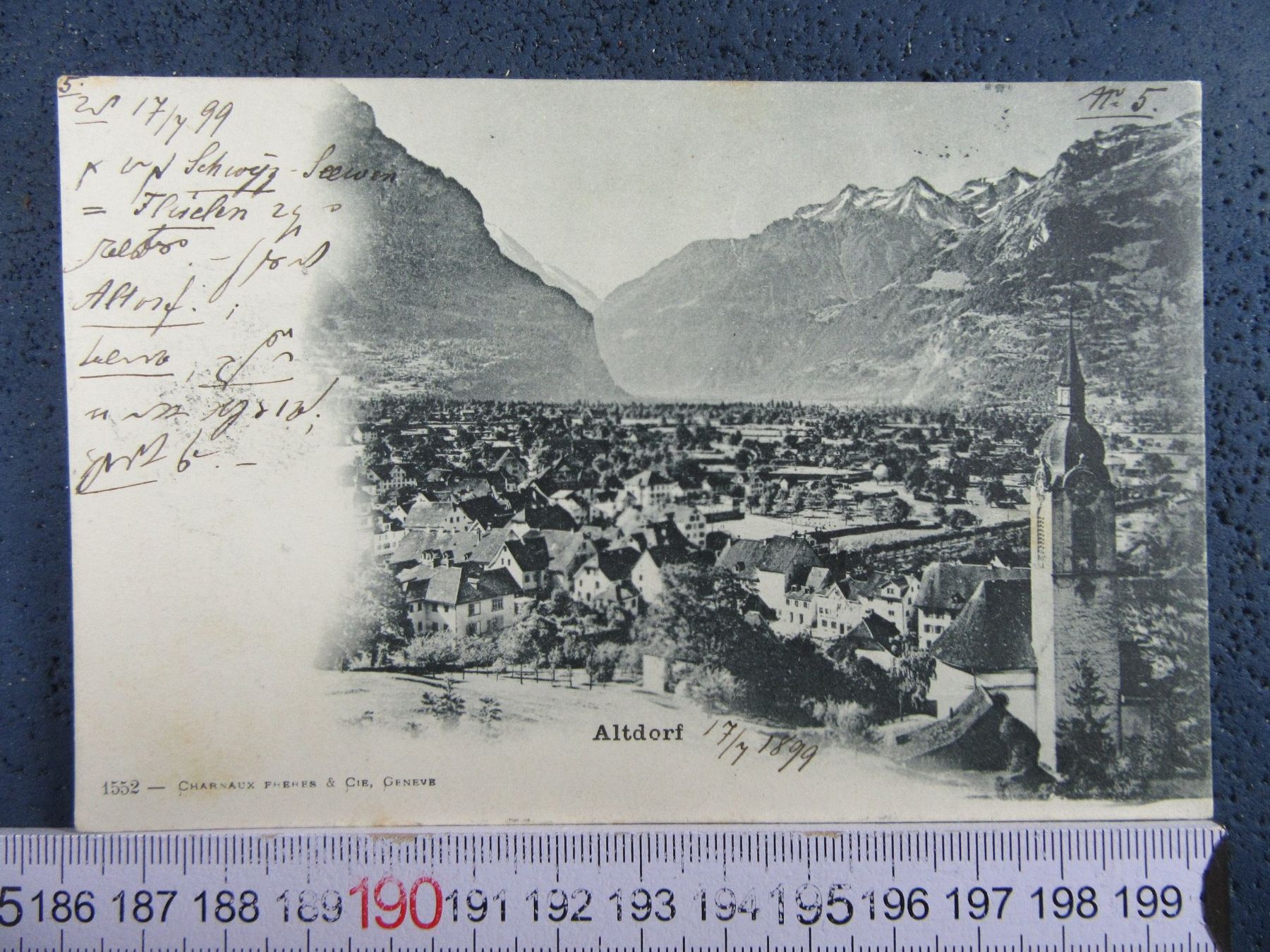 Ansichtskarten: ALTDORF 1899 URI AK – Gebraucht aus Ettingen von Hausi4711