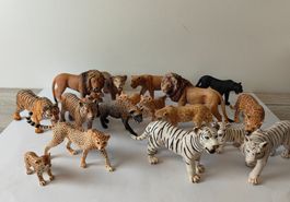 Schleich Raubtier Set Jaguar Tiger Löwe Panther Wild Life