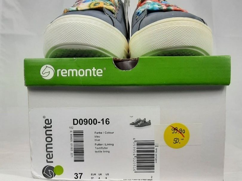 Scarpe da donna: REMONTE Soft Schnürschuh Sneaker blau Gr. 37 – Nuovo (secondo la descrizione) da Seuzach venduto da VT-Collections1 8