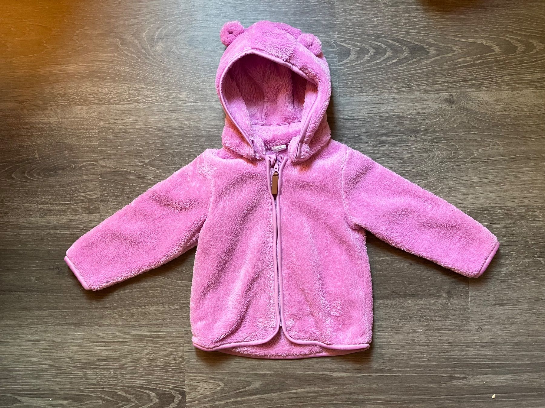 H&M Jacken & Mäntel: Jacke/Teddyjacke mit Kapuze H&M Gr. 86 – Gebraucht aus Gattikon von stri_lgs79 4