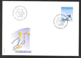FDC 1068 Ski WM St. Moritz ET 19.11.2002