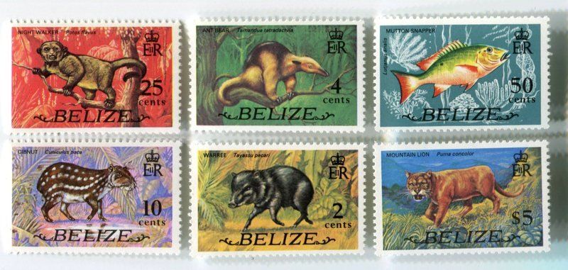 Alle Briefmarken: Briefmarken "Tiere". Belize – Neu und originalverpackt aus Basel von Butsch5