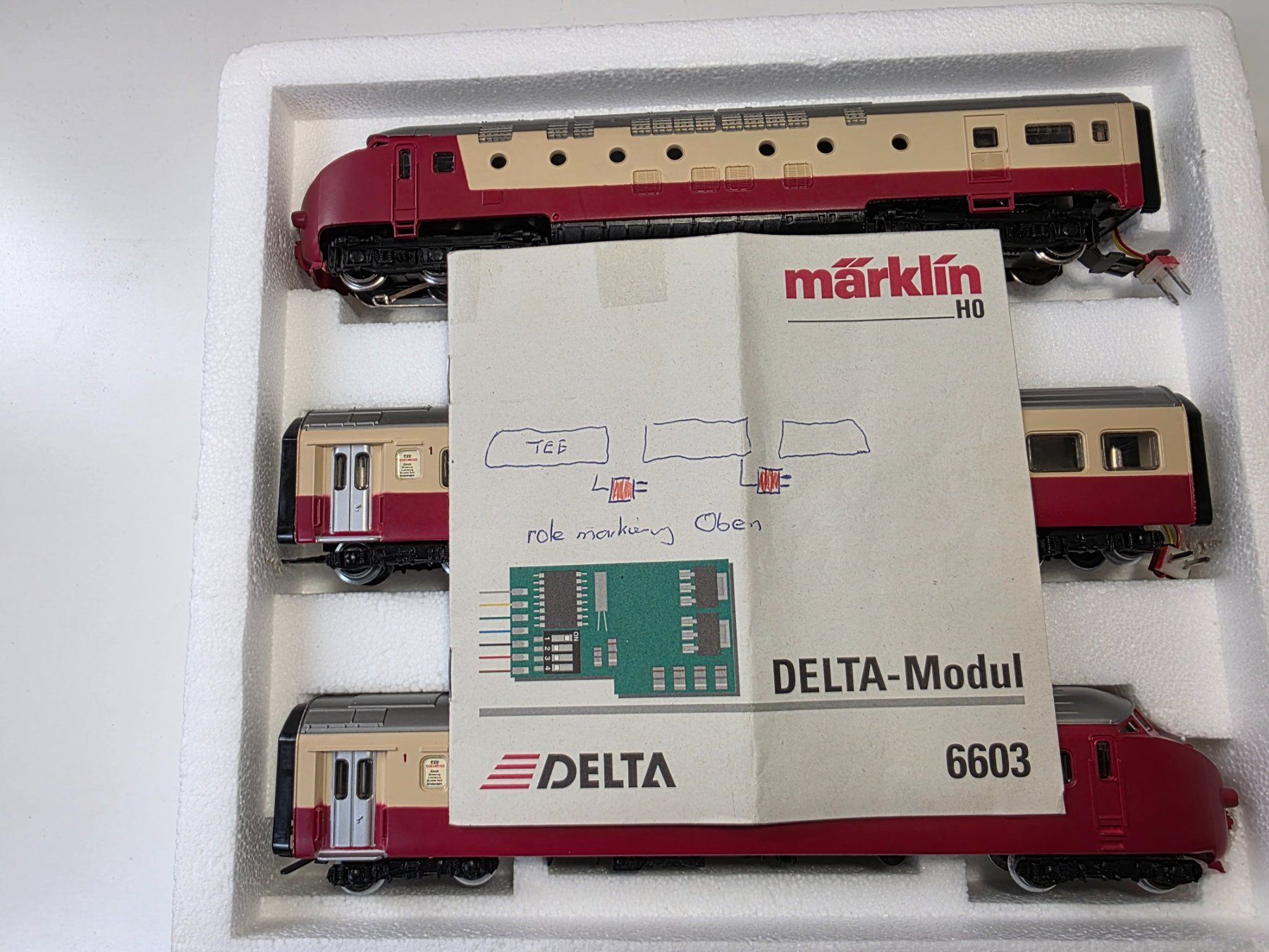 Märklin Modelleisenbahnen: Märklin 3071 BR Ram TEE I der SBB/Delta Decoder – Gebraucht aus Schwarzenburg von hebusch54 1