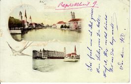 Zürich 1902 - Stabstempel Kilchberg