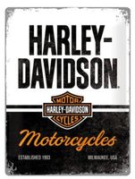 Harley Davidson Motorcycles Hängeschild Blechschild 30x40cm