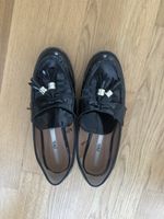 Zara Lack Loafers Schwarz Gr. 37 - Herbst/Winter Schuhe!