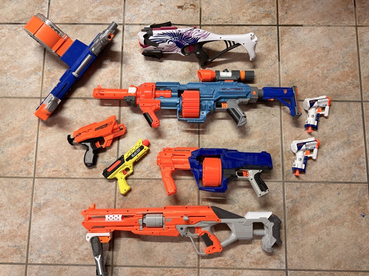 Nerf Spielzeuge: Konvolut Nerf Blaster gebraucht – Gebraucht aus Bubikon von Ufenau 4