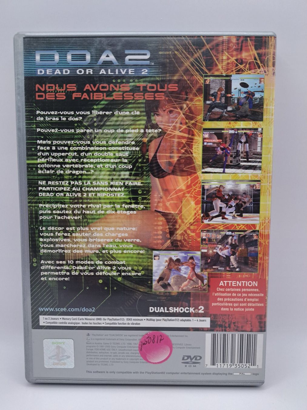 Spiele: DOA 2 Dead Or Alive 2 (Playstation 2/PS2) – Gebraucht aus Balgach von Wasnwasn 1