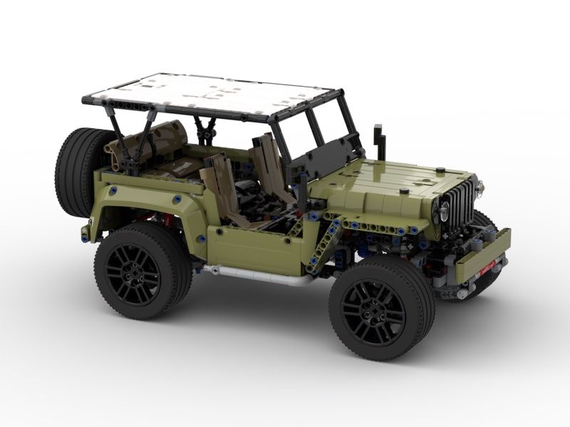 Lego Kit di costruzioni: Lego technik jeep willys moc – Usato da Airolo venduto da Bagaion99 5