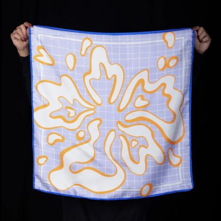 Foulard, 100% Seide. Design in Zürich