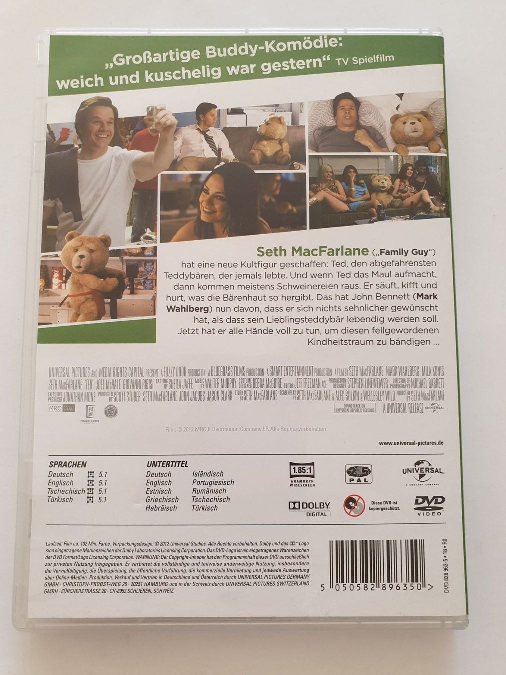 Tutti i DVDs: TED (Mark Wahlberg) – Usato da Oberdorf BL venduto da BaldenEagle 1