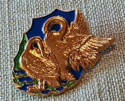 I702  Kunst Pin Simone Erni - Les Cygnes