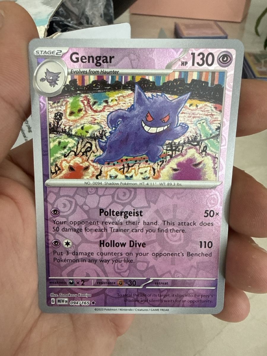 Pokémon Carte collezionabili: Pokémon Karte Gengar – Usato da Geroldswil venduto da Marseille11 1