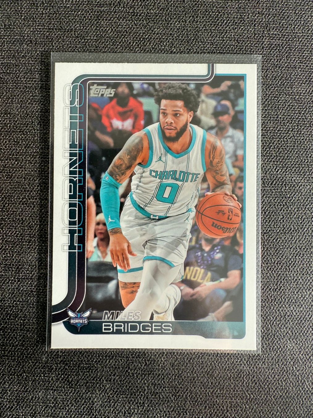 Topps Carte collezionabili: Topps Miles Bridges Charlotte Hornets – Usato da Burgdorf venduto da Sports_Cards_3400