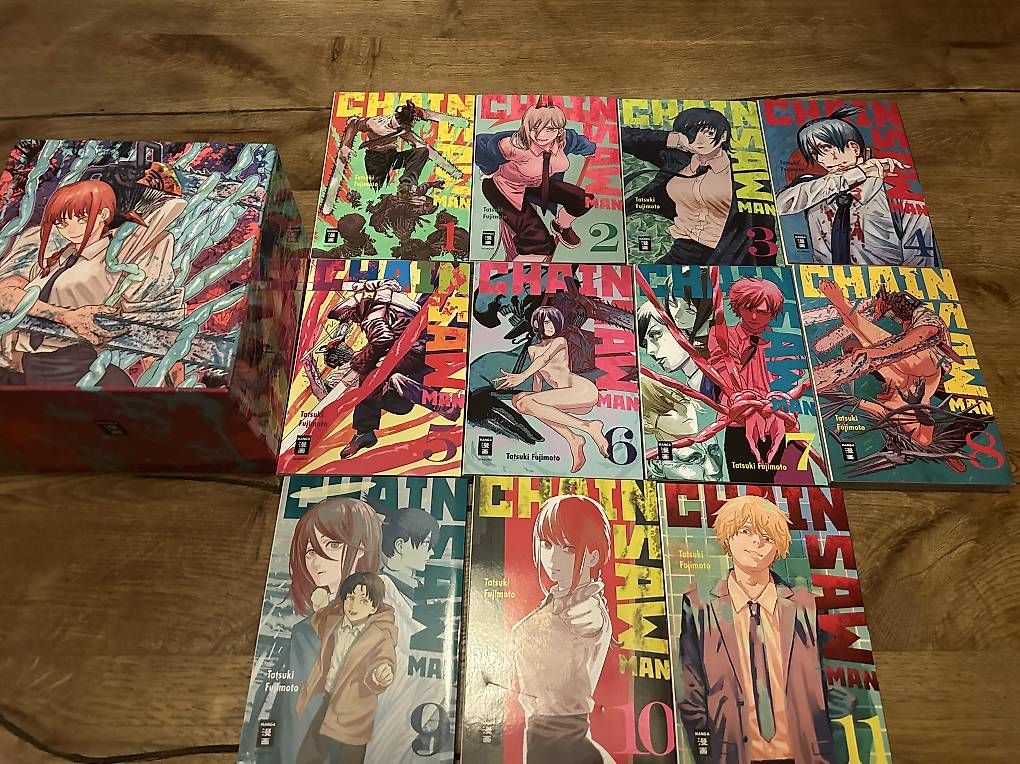 Fumetti: Chainsaw Man Bundle Vol. 1/11 + Box – Usato da Obergösgen venduto da mad_56fp