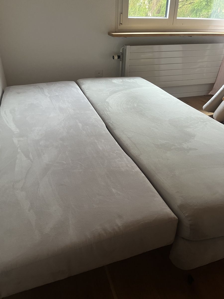 Divani: Hellgraues Bettsofa sucht neues Zuhause :-) – Usato da Seuzach venduto da sweetchameleon 7