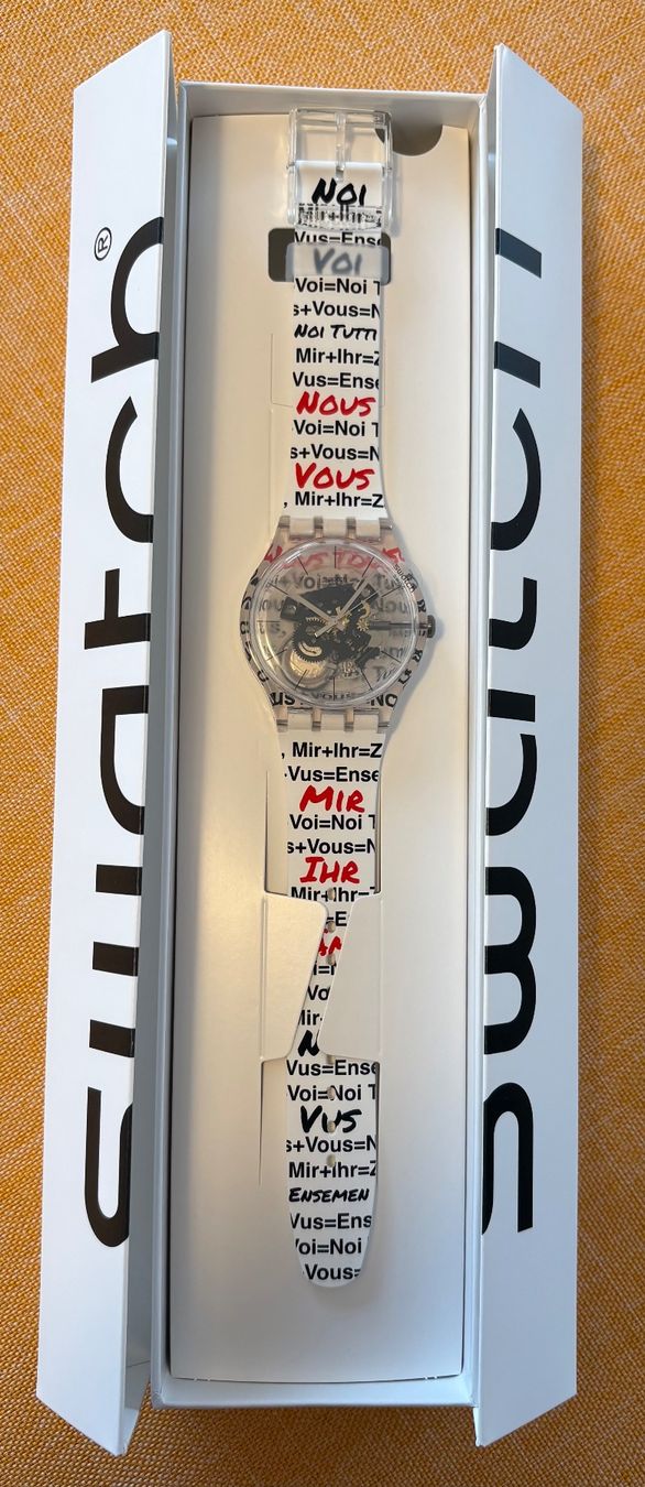 Swatch Orologi: Swatch Aktionärsuhr 2026 – Nuovo e nell'imballaggio originale da Nunningen venduto da Chonggi