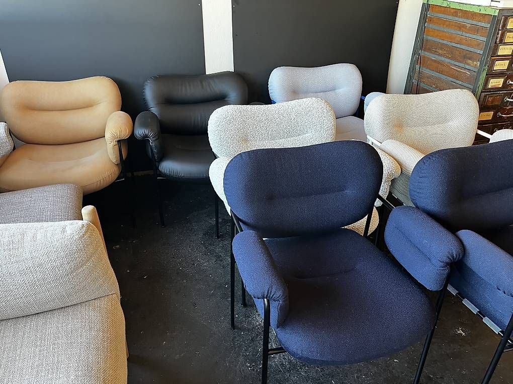 Poltrone: Bollo Sessel (Fogia) in hellgrau/weiss – Usato da Seengen venduto da Giho 3