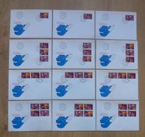 12 FDC Briefe SUVA 1978