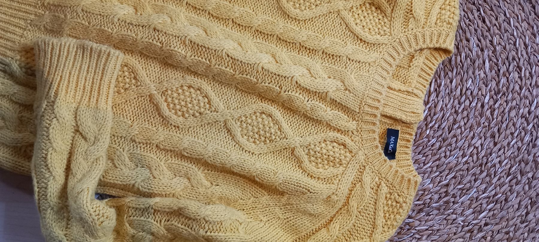 Maglioni & Felpe: Frühlings-Special: Zopfmuster Pullover in Gelb, Grösse L – Nuovo (secondo la descrizione) da Rebstein venduto da bestforyou 2