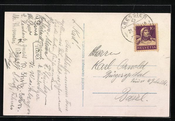 Cartoline postali: AK Cressier, Institut Clos Rousseau – Usato da Berlin venduto da bartko-reher 1