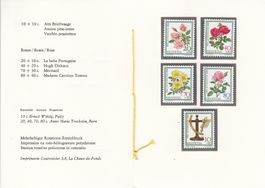 1982 J281-85 PTT Pro Juventute Faltblatt Nr. 193 postfrisch