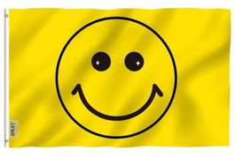 Smiley Fahne 90 x 150 cm