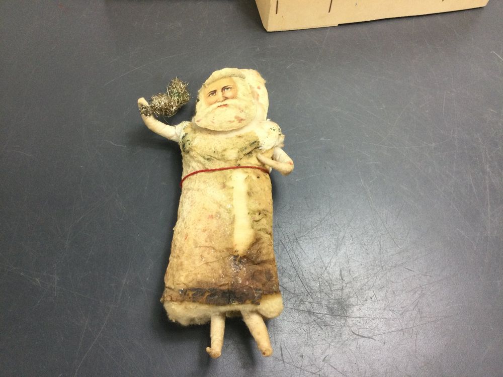 Antiker Watte Weihnachtsmann Christbaum Schmuck | Kaufen auf Ricardo