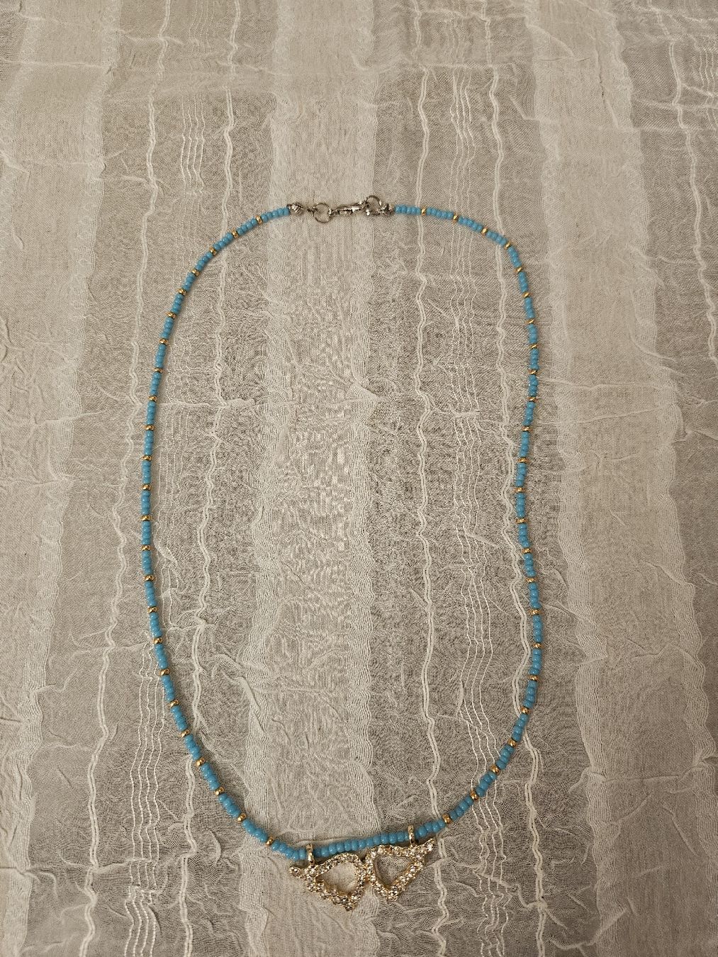 Catenine: Blaue Perlenkette mit Nazar-Amulett – Nuovo (secondo la descrizione) da Dietikon venduto da Eleda 2