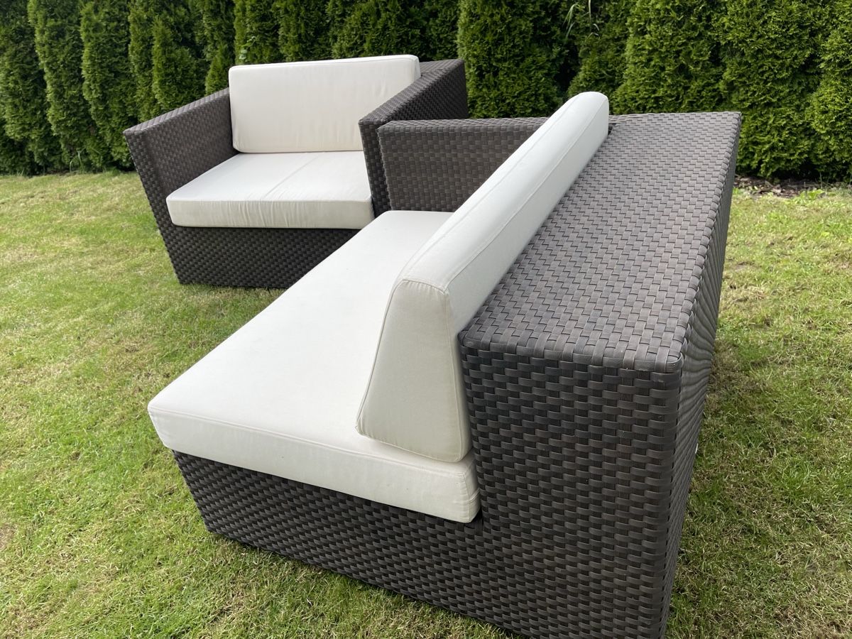 Divani: Dedon Lounge Gartenmöbel 1 Sessel & w Eckmodul – Usato da Grenchen venduto da YoshiSan74 2