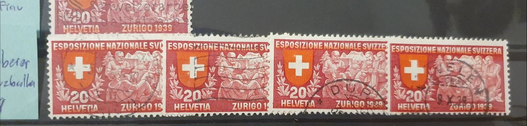 Tutti i francobolli: Schweizerische Landesausstellung PF – Usato da Balgach venduto da SIMEON27 4