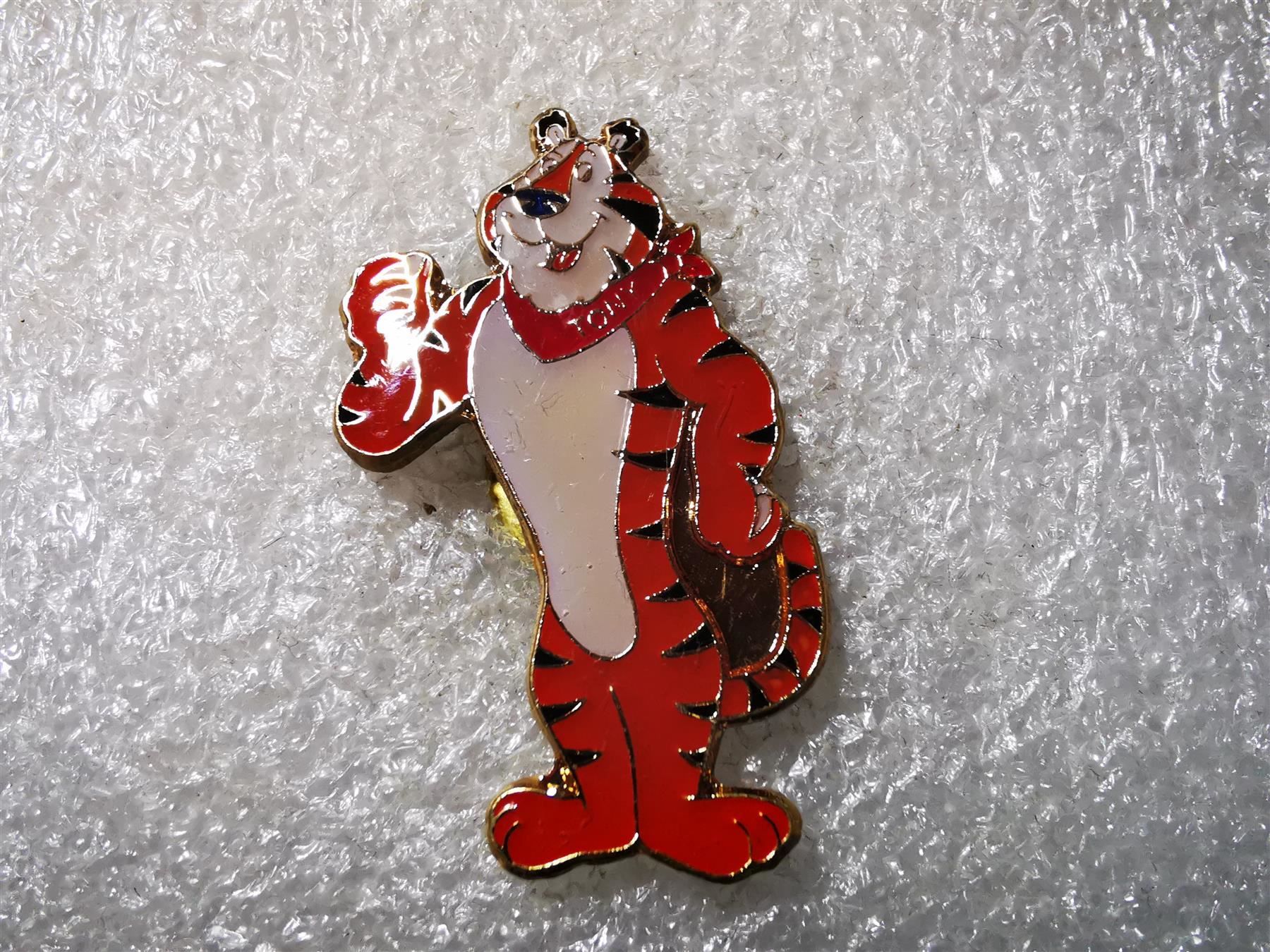 Plaketten & Abzeichen: Ansteckpin 28: Kellogs Tiger – Gebraucht aus Oppligen von Pin-Fall-Shop