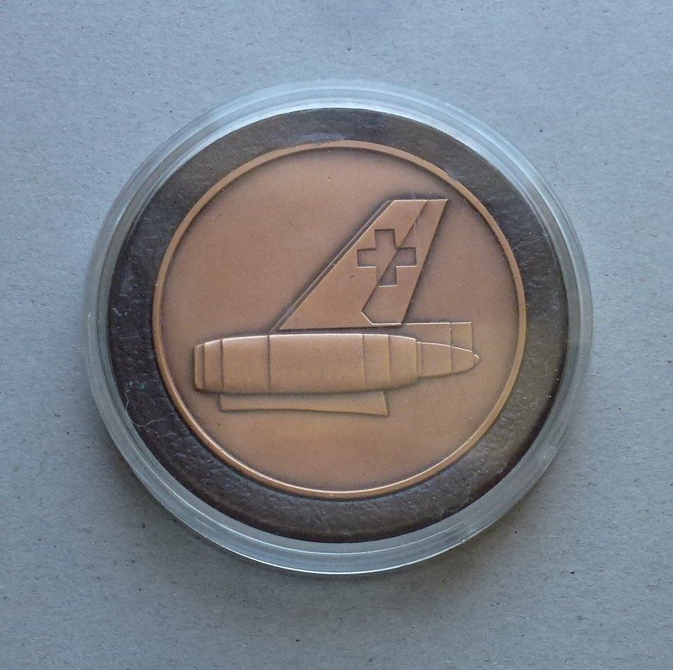 Medaillen: Bronze Medaille ++ Swissair 1931-1981 – Gebraucht aus Walkringen von Casablanca777 1