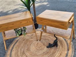 2 tables de nuit vintage VICTORIA