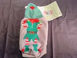 Hundemantel, Sweathshirt mit Kapuze, Weihnachtswichtel, XS