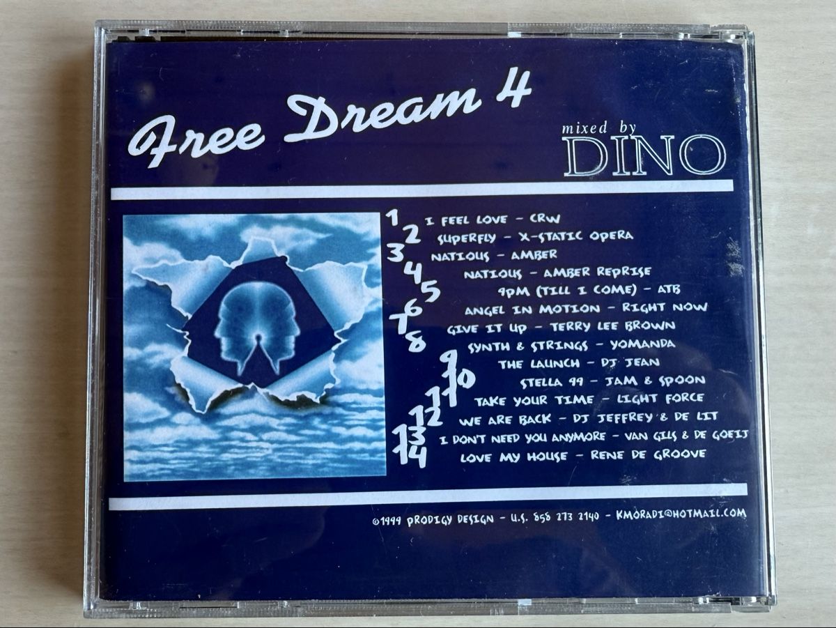 CD: Seltene Techno CD: Free Dream 4 - Dino Mix – Usato da Oberried Brienz venduto da Chyara 1