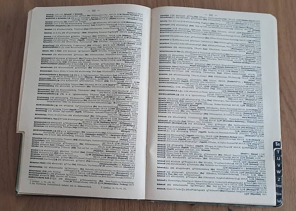 Libri: Orts-Lexikon mit Verkehrtskarte "Ausgabe 1940" – Usato da Untersiggenthal venduto da Myrthamw 3