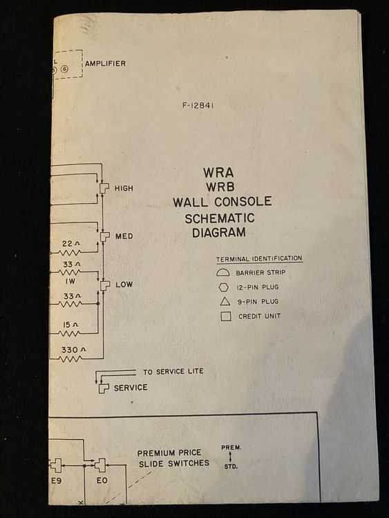 WRA WRB Wall Console Schaltplan Vintage (Gebraucht) in St.Gallen für